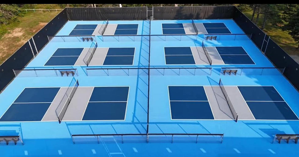 Inauguration des terrains de pickleball et de tennis