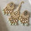 Thumbnail: Kundan earring and tikka set 