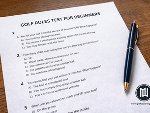 Basics: Golf Rules Test for Beginners 