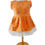 Miniatura: Vestido | laranja com renda | Acompanha laço