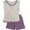 Miniatura: Conjunto blusa e shorts lilas
