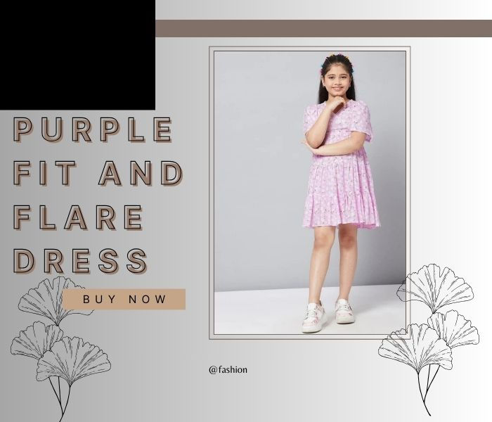 Look at these - Purple fit and flare dress, Pink flare dress and Layered top.