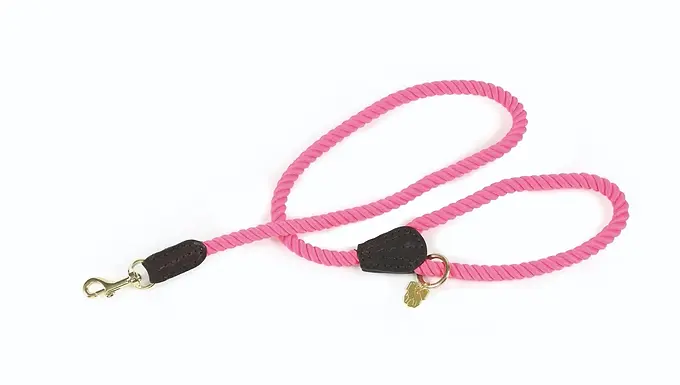 Digby & Fox Rope Dog Lead- Pink £10.00