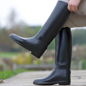 Shires Long Rubber Riding Boots- Ladies