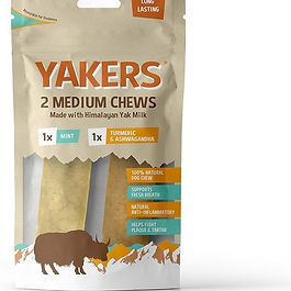 Yakers Chews 2 Pack- Mint & Turmeric