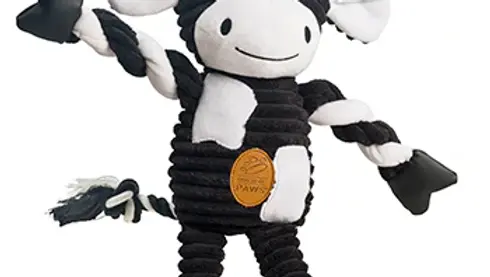 House of Paws Cow Jumbo Cord Plush Toy £11.99