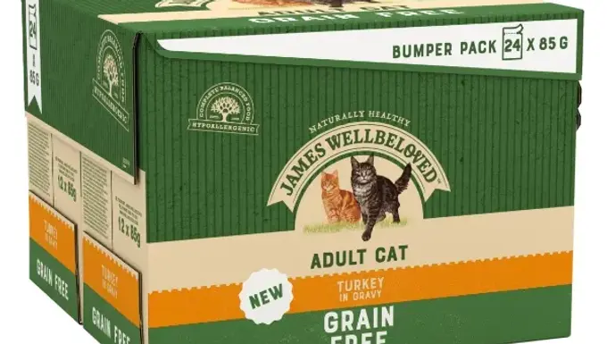 James Wellbeloved Adult Grain Free Pouches 12x85g £12.79