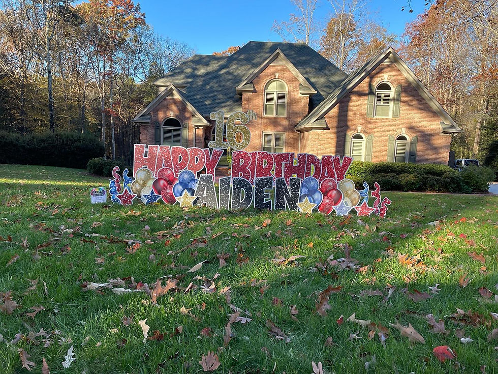 Red Happy Birthday