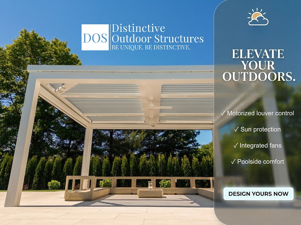 The Luxury of Shade: Aesthetic Differences Between Custom Pergolas and Traditional Awnings