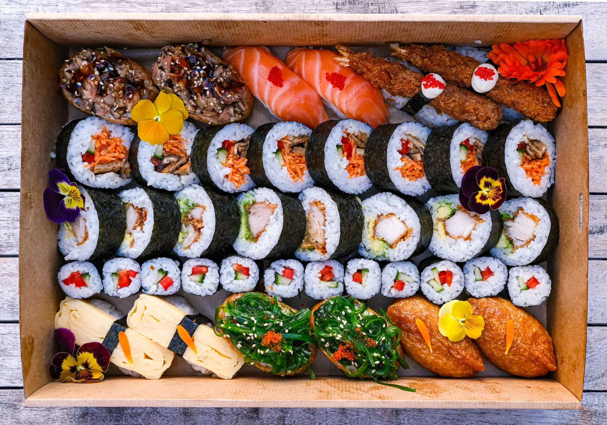 Sushi Platter - Double Dribble Catering Christchurch