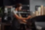 Barista pulling a shot.webp