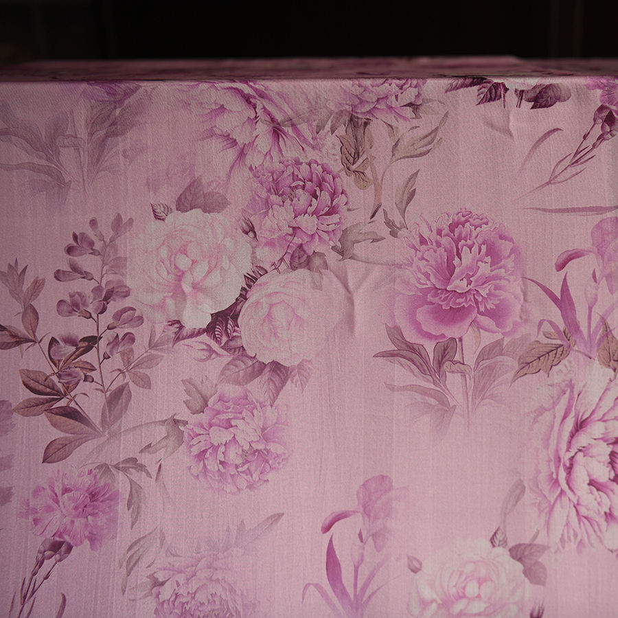 Thumbnail: Silk chiffon 8mm- Mẫu đơn tím hồng