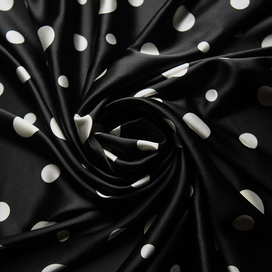 Thumbnail: Silk 19mm - Satin- Poka dot