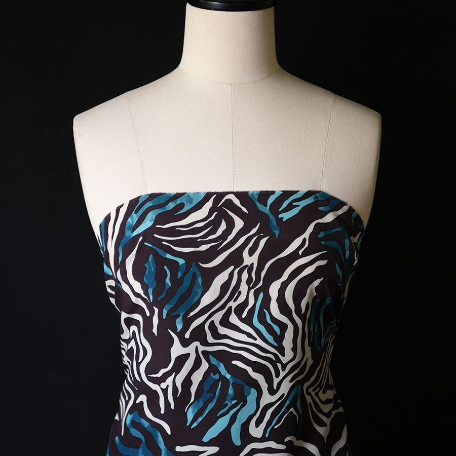 Thumbnail: Silk Crepe 18m/m - Zebra - Ngựa vằn
