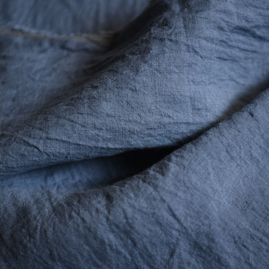 Thumbnail: 100% linen - Cao cấp loại A - Chambray Blue