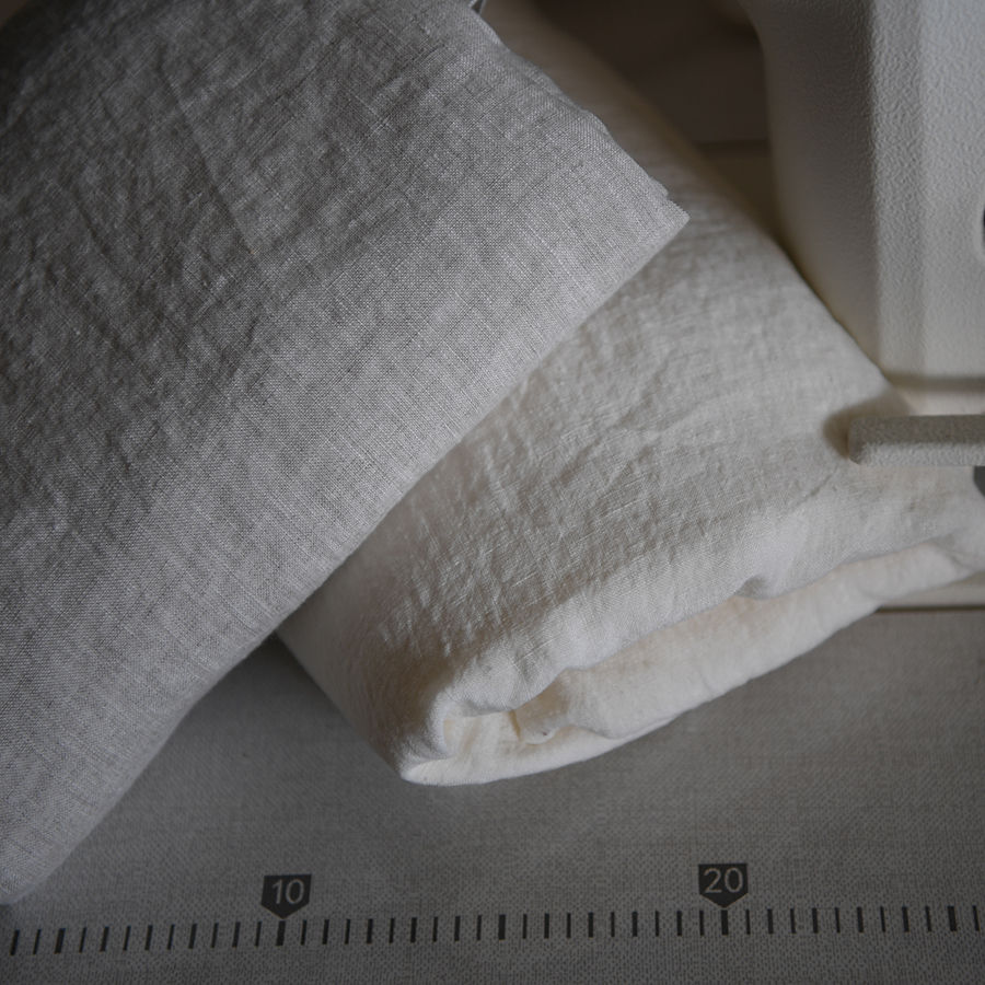 Thumbnail: 100% linen - cao cấp loại A -Trắng ngà
