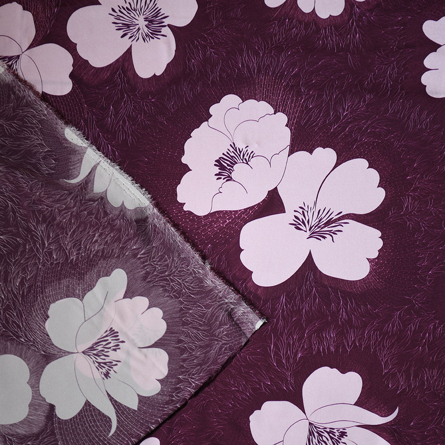 Thumbnail: Silk 19mm - satin- Hoa poppy