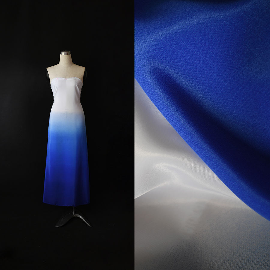Thumbnail: Chiffon Ombre xanh trắng