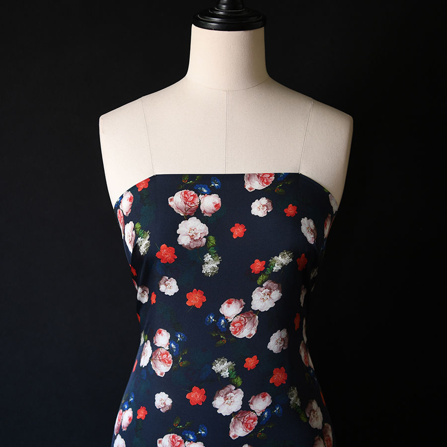 Thumbnail: Silk 19m/m - GGT - English Rose - navy