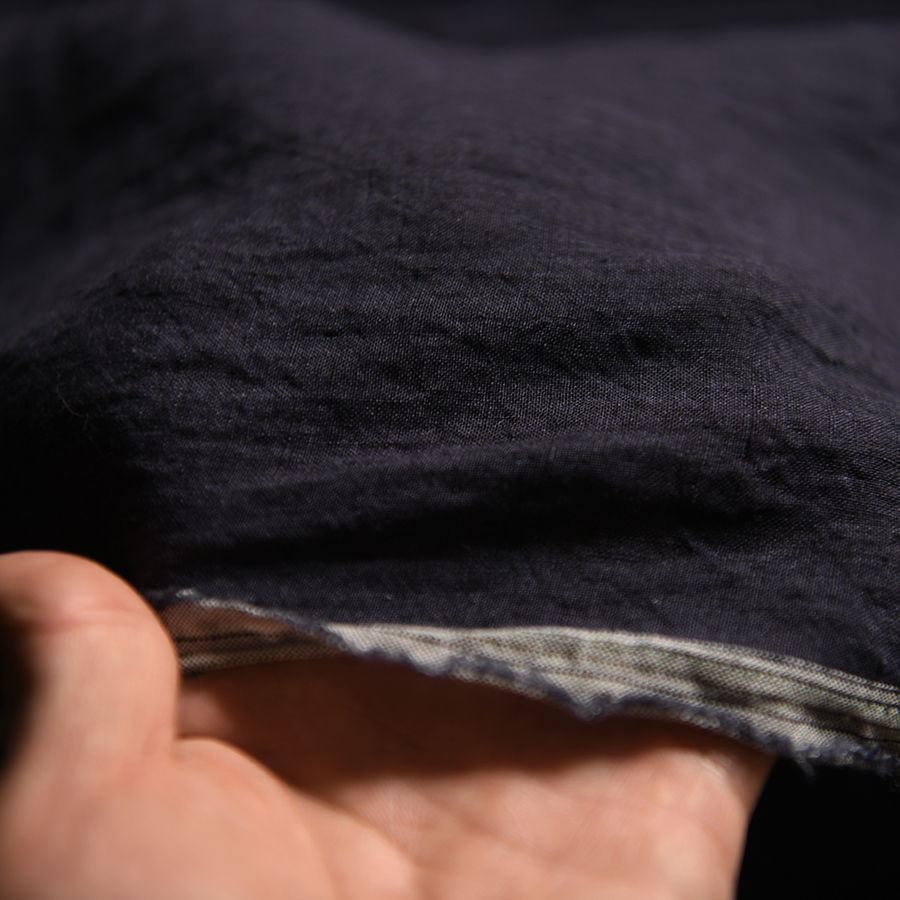 Thumbnail: 100% linen - Cao cấp loại A - Tím than