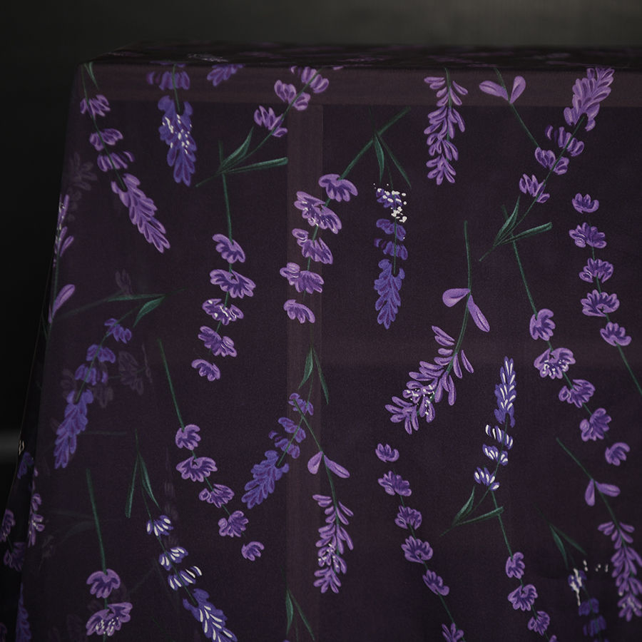 Thumbnail: 100% Silk chiffon 8mm - Lavender