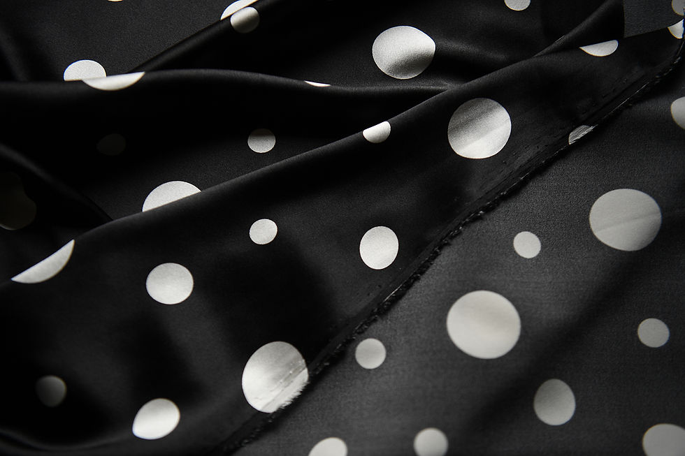 Thumbnail: Silk 19mm - Satin- Poka dot
