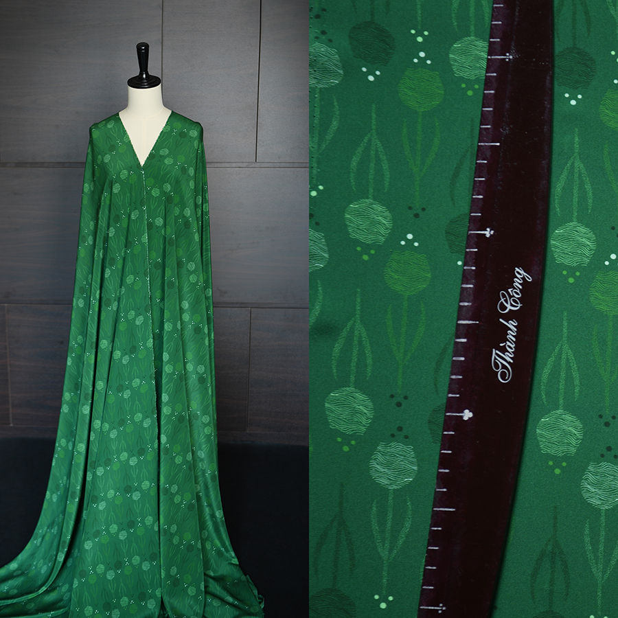 Thumbnail: 100% Silk Crepe 18m/m -Con sóng xanh