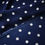 Thumbnail: Silk 19m/m tơ đôi - Chấm bi navy