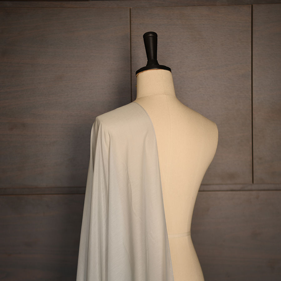 Thumbnail: Silk Cotton 9mm - Màu xám ánh xanh