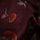 Thumbnail: Silk 19mm - Satin- Hoa đỏ nền wine