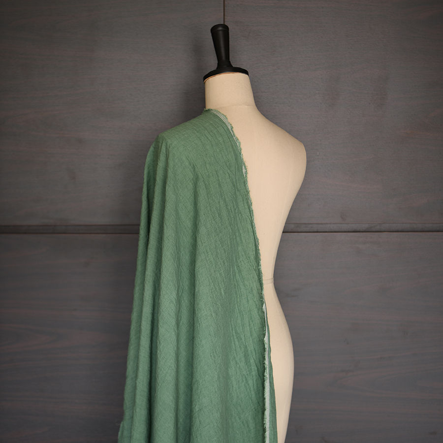 Thumbnail: 100% linen - Cao cấp loại A - Xanh khuynh diệp