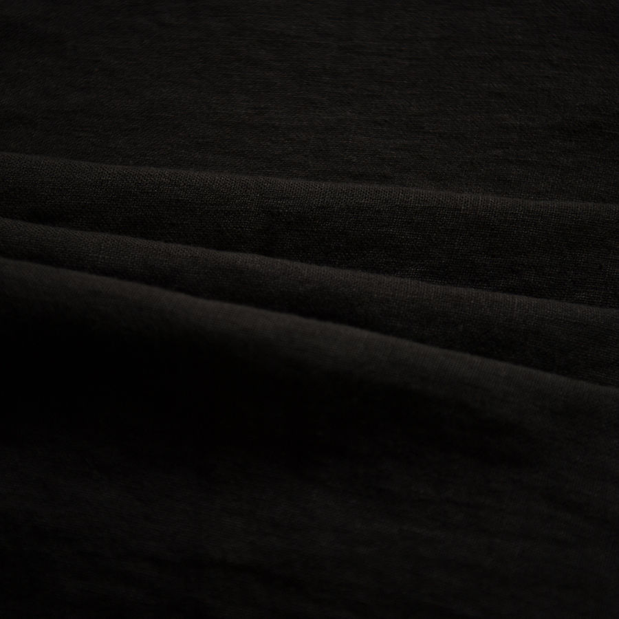 Thumbnail: 100% linen, sợi bố - Màu đen