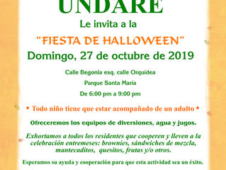 Fiesta de Halloween 2019
