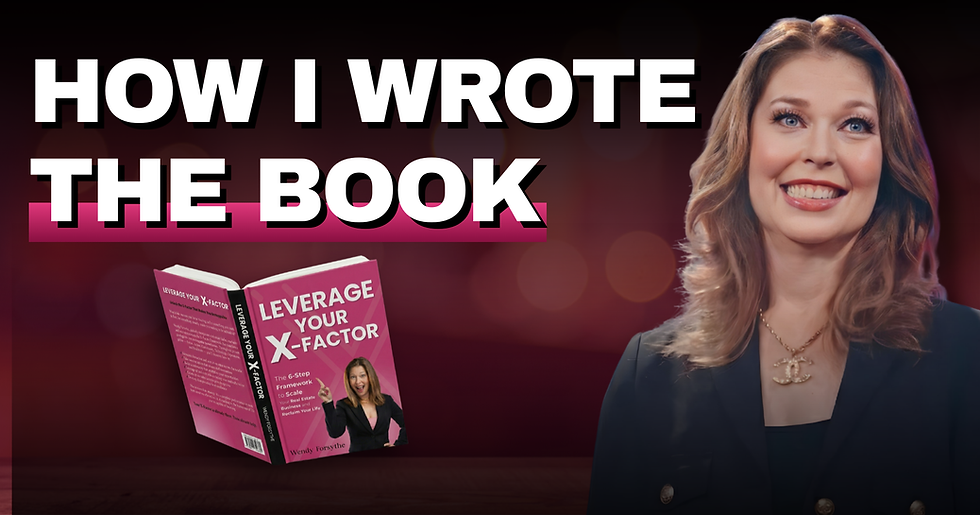 How I Actually Wrote Leverage Your X-Factor: The When, How, Why (And the Framework That Prevents Burnout)