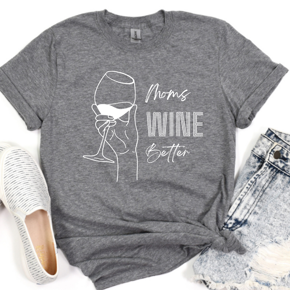Thumbnail: Moms WINE Best Shirt