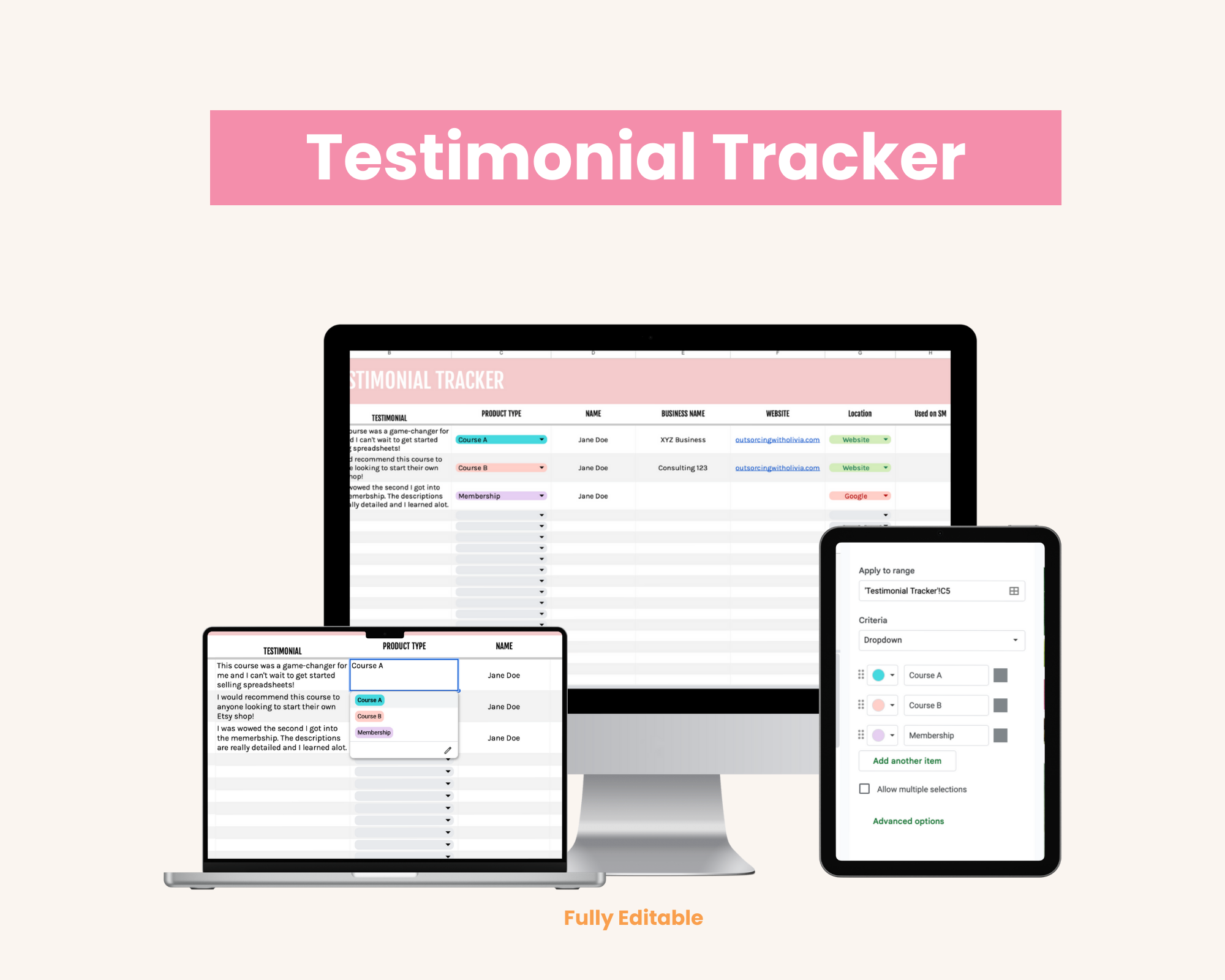 Testimonial Tracker
