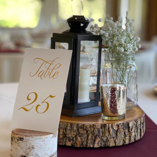 Rustic Lantern Wedding Centerpieces 