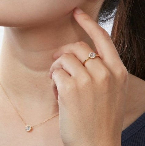 サムネイル： ムーンストーン｜誕生石リング｜6月