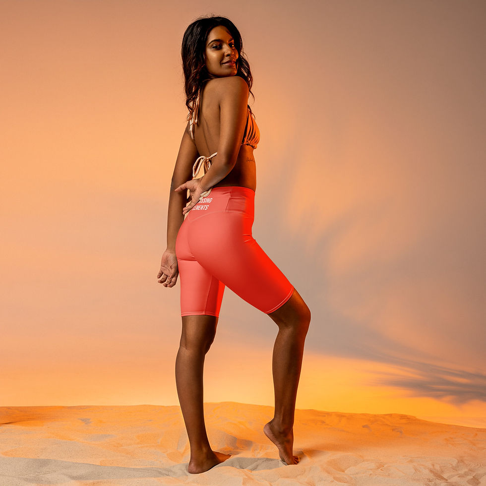 Miniaturbild: Run2Swim - Running Tights Capri Fit - Sunset Glow