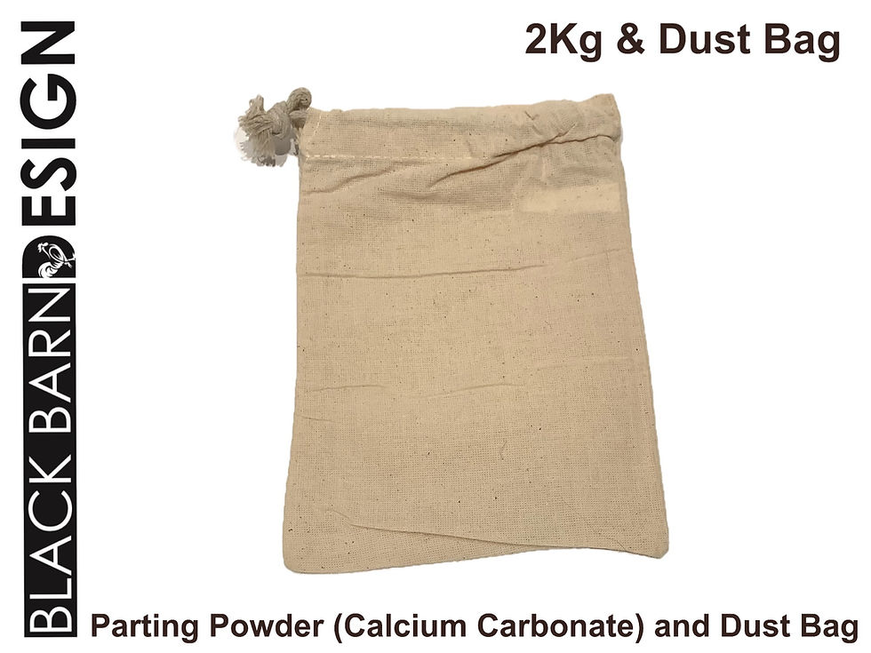 Thumbnail: Parting Powder (2kg) and Dust Bag for Powder Application for Metal Sand Casting