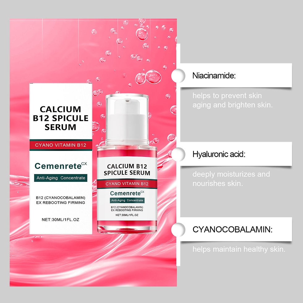 Miniature : Calcium Skincare Set Anti-Aging Calcium Volume Facial Serum Eye Patches Multi Ba