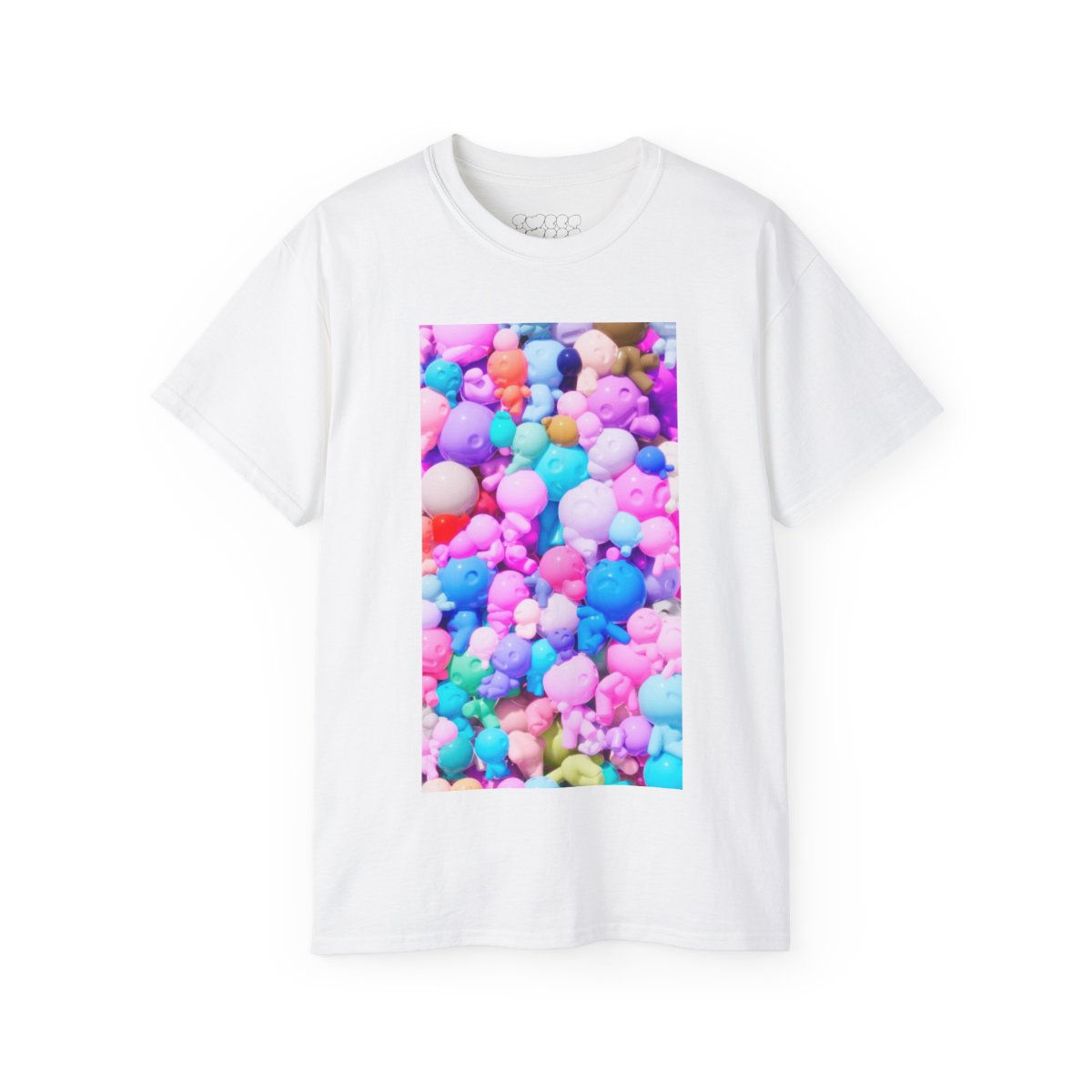 GUMMIES PILE PASTEL - UNISEX TEE (WHITE)