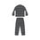 Thumbnail: PAGA Gray Plaid Satin Sleepwear