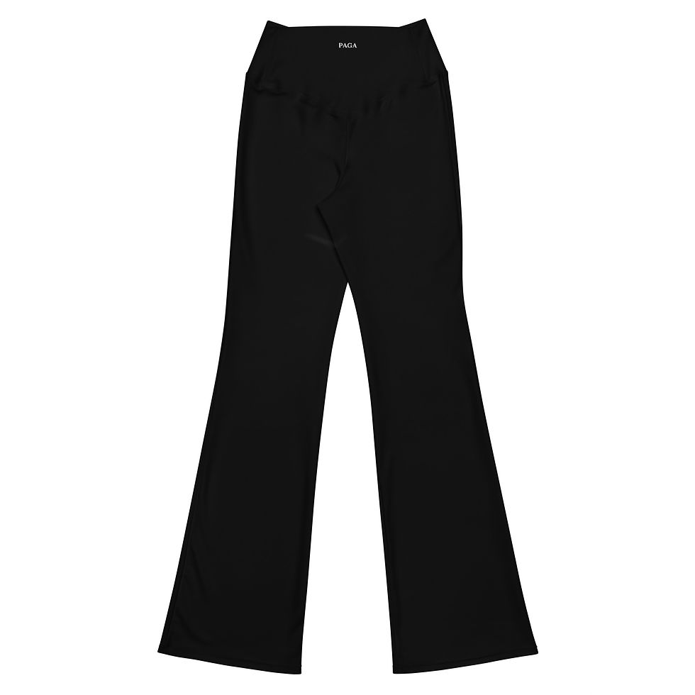 Thumbnail: PAGA Flare Leggings With Interior Pocket Black