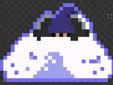 the Snow enemy and spike room
