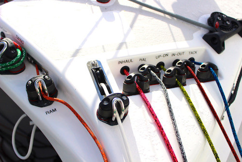Deck layout of 1472 for Mark Johnson by David Heritage in Cowes