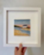 Thumbnail: ‘by the lingering light' - framed tapestry art