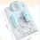 Thumbnail: Babyhug Premium Elephant Theme Printed Super Saver Bedding Combo Set - Blue Baby