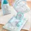 Thumbnail: Babyhug Premium Elephant Theme Printed Super Saver Bedding Combo Set - Blue Baby