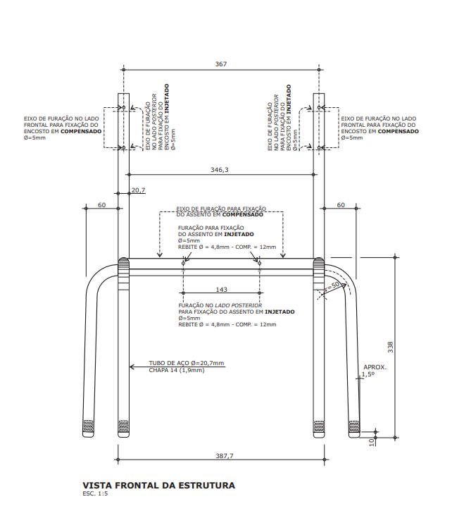 Miniatura: Conjunto escolar AmareloFNDE CJA 03